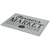 Landbouwers Market Gray Gingham Snijplank (Hoek)