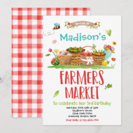 Landbouwers Markt Birthday Local Grown Girl Boerde Kaart