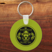 Landbouwers Markt Olijfolie Sleutelhanger (Voorkant)