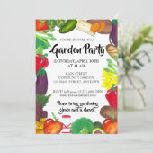 Landbouwers Markt Veggie Garden Spring Planparty Kaart (Staand voorkant)
