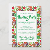 Landbouwers Markt Veggie Garden Spring Planparty Kaart (Voorkant)