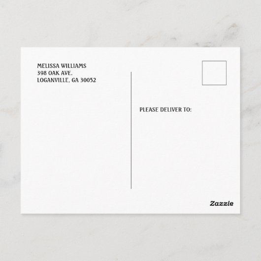 Landbouwers MarktBaby shower plaatselijk geteelde Briefkaart (Achterkant)