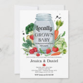 Landbouwers MarktBaby shower plaatselijk geteelde  Kaart (Voorkant)