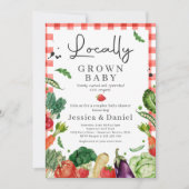 Landbouwers MarktBaby shower plaatselijk geteelde  Kaart (Voorkant)