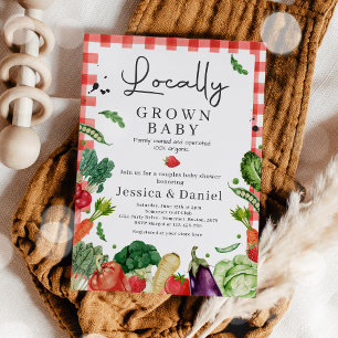 Landbouwers MarktBaby shower plaatselijk geteelde  Kaart