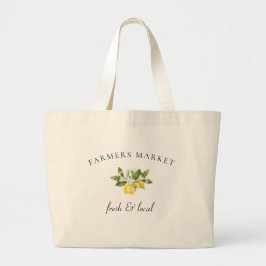 Landbouwers MarktBoerderij voor tafelkruid Grote Tote Bag