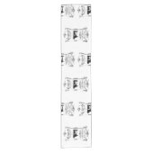 Landbouwers Marktdeelnemers Korte Tafelloper (Voorkant)