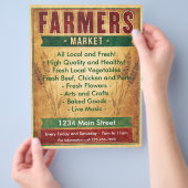 Landbouwers Markten Eet Local Flyer (Hand)