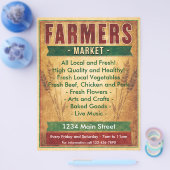 Landbouwers Markten Eet Local Flyer (Enkel)