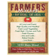 Landbouwers Markten voor lokaal gebruik