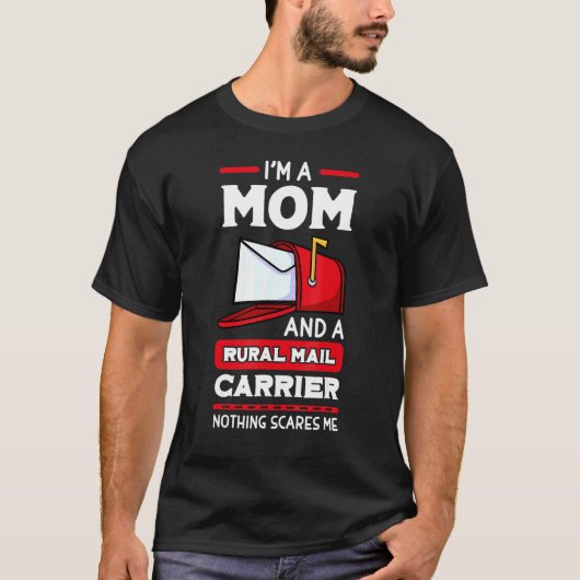 Landbouwers Moederdag postpostbodes T-shirt (Voorkant)