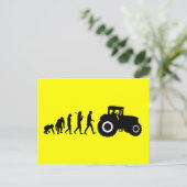 Landbouwers Ontwikkeling van boerentractoren voor  Briefkaart (Staand voorkant)