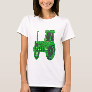 Landbouwers op het platteland, tractor Boerderij T-shirt