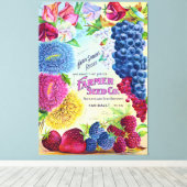 Landbouwers Seed Company  reclame Canvas Afdruk (Insitu (Houten vloer))