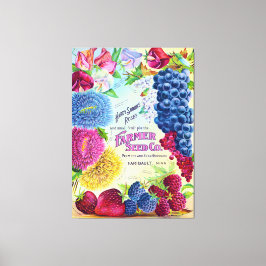 Landbouwers Seed Company reclame Canvas Afdruk