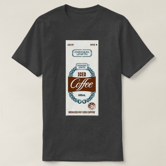 Landbouwers Union Iced Coffee Long T-shirt (Design voorkant)