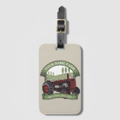 Landbouwers van gepersonaliseerde  Boerderijen tra Bagagelabel (Voorkant (verticaal))