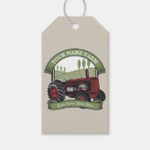 Landbouwers van gepersonaliseerde  Boerderijen tra Cadeaulabel (Voorkant)