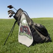 Landbouwers van gepersonaliseerde  Boerderijen tra Golfhanddoek (Groen)