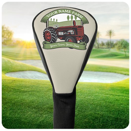 Landbouwers van gepersonaliseerde  Boerderijen tra Golfheadcover