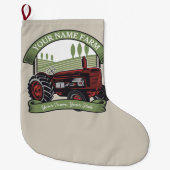 Landbouwers van gepersonaliseerde Boerderijen tra Grote Kerstsok (Voorkant)