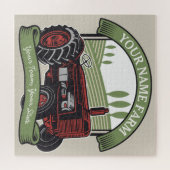 Landbouwers van gepersonaliseerde  Boerderijen tra Legpuzzel (Horizontaal)