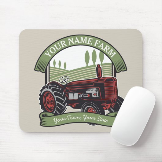 Landbouwers van gepersonaliseerde  Boerderijen tra Muismat (Met muis)