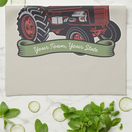 Landbouwers van gepersonaliseerde  Boerderijen tra Theedoek (Gevouwen)