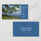 Landbouwers van katten — Uitzicht van het meer Visitekaartje (Voorkant / Achterkant)