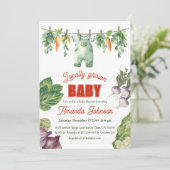 Landbouwers verhandelen biologisch lokaal geteeld  kaart (Staand voorkant)