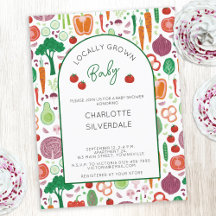 Landbouwers verhandelen lokaal geteeld Baby shower