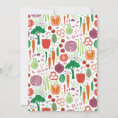 Landbouwers verhandelen lokaal geteeld Baby shower Kaart (Achterkant)