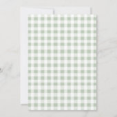 Landbouwers verhandelen lokaal geteeld Baby shower Kaart (Achterkant)