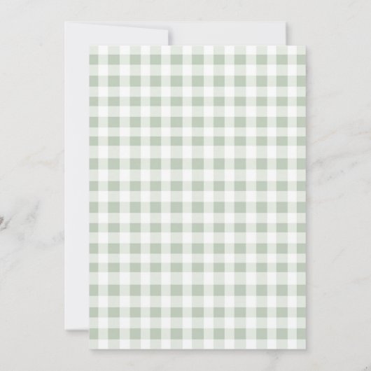 Landbouwers verhandelen lokaal geteeld Baby shower Kaart (Achterkant)