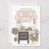 Landbouwers verkopen lokaal geteeld Baby shower Kaart (Voorkant)