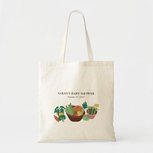 Landbouwers verkopen plantaardig Baby shower Tote Bag (Voorkant)
