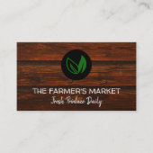 Landbouwers verkopen producten visitekaartje (Voorkant)