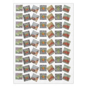 Landbouwers vermarkten het patroon van groenten en tafelkleed (Voorkant)