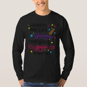 Landbouwers zijn als eenhoorns die het leven een m t-shirt