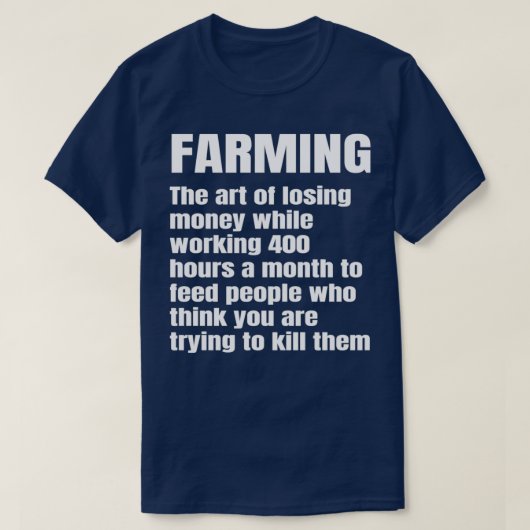 Landbouwhervorming Funny Farmer Agriculture Gift I T-shirt (Design voorkant)