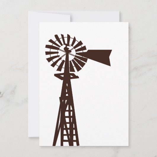 Landbouwhondel Rustic Wedding Invitations Kaart (Achterkant)