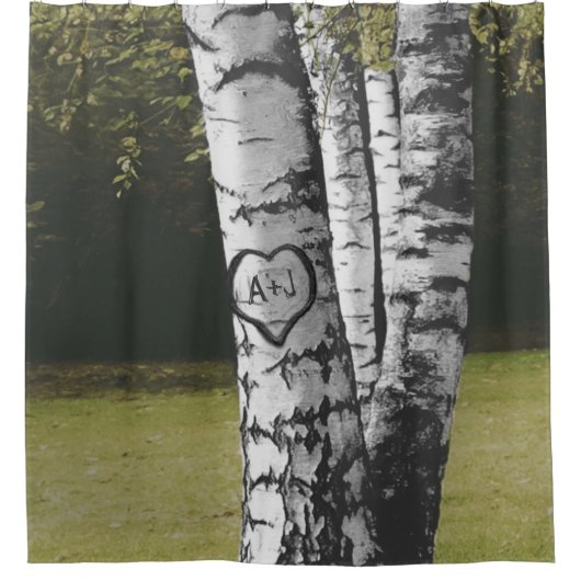 Landbouwhuisboor Roestboardbeiderven - vogelboom Douchegordijn (Voorkant)