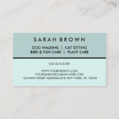 landbouwhuisdier visitekaartje (Achterkant)