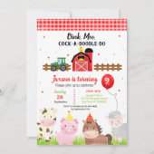 Landbouwhuisdieren 2e verjaardag kaart (Voorkant)