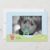 Landbouwhuisdieren Apple Tree 2e verjaardag Kaart (Achterkant)