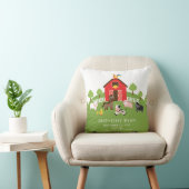 Landbouwhuisdieren Baby geboorte Stats Pillow Kussen (Stoel)