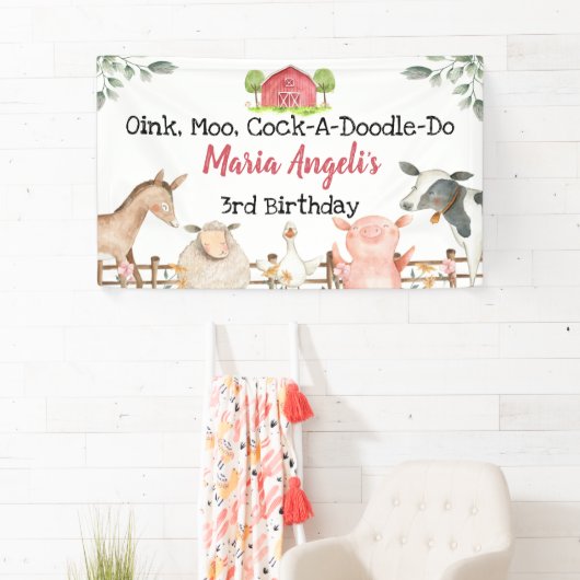 Landbouwhuisdieren: Banner Banner-backdrop (Insitu)