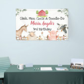 Landbouwhuisdieren: Banner Banner-backdrop (Beurs)