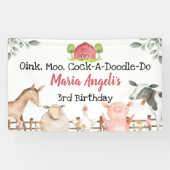 Landbouwhuisdieren: Banner Banner-backdrop (Horizontaal)