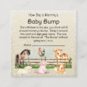 Landbouwhuisdieren Barnyard Baby Bump Game Enclosu Informatiekaartje (Voorkant)